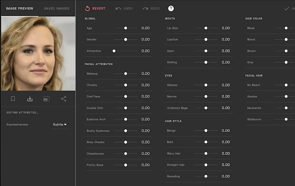 Facial Feature Editor