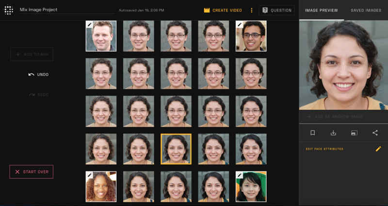 Mix Multiple Faces