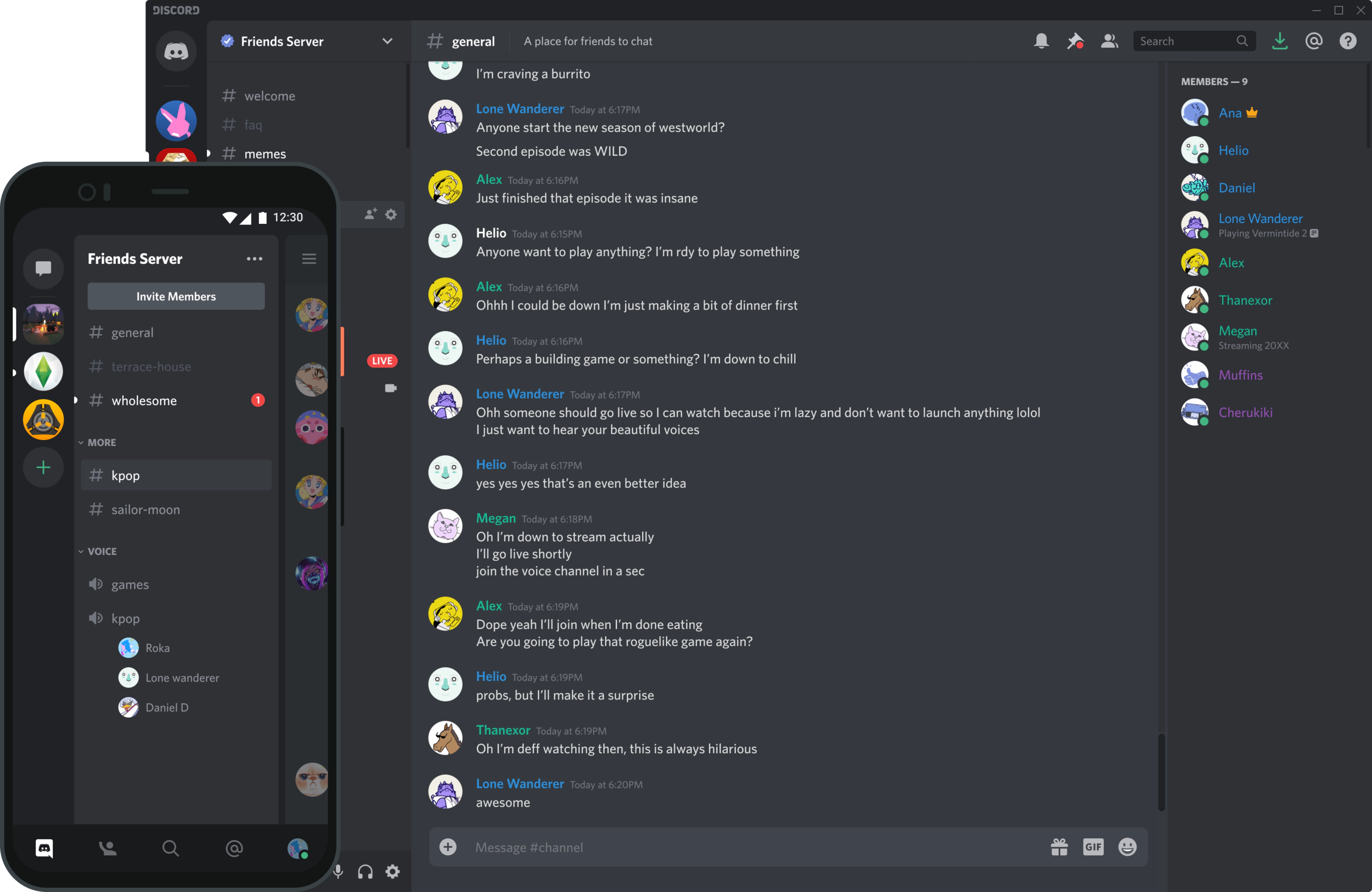 Discord platforms