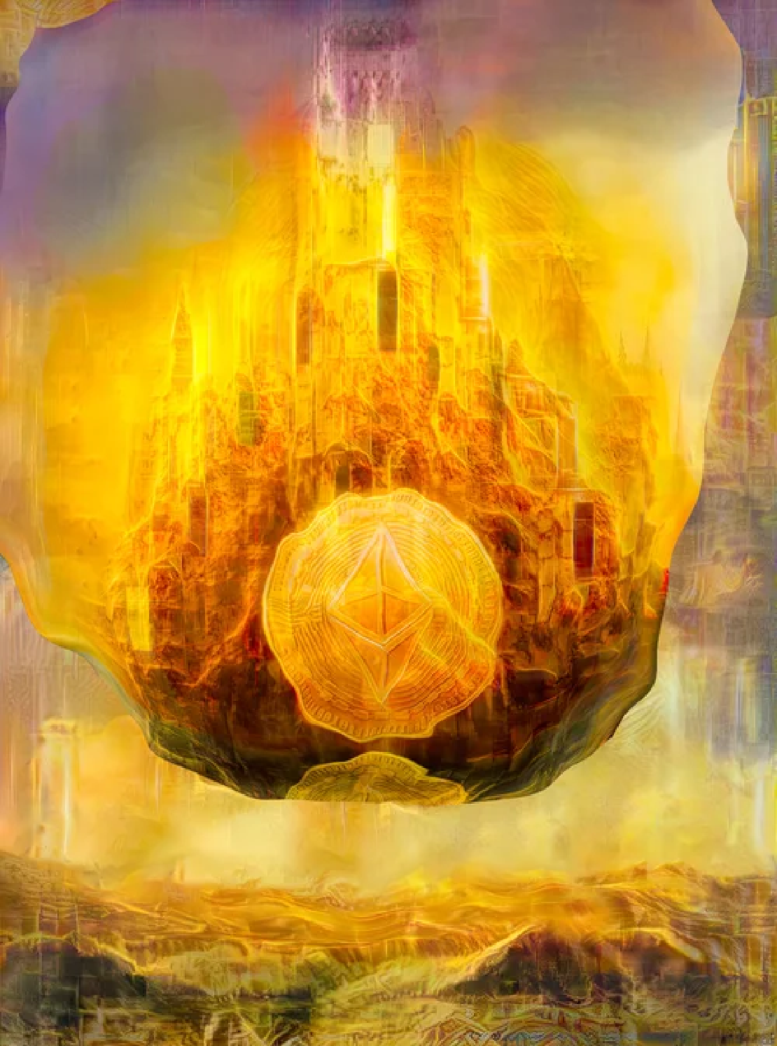 Ethereal ethereum castle