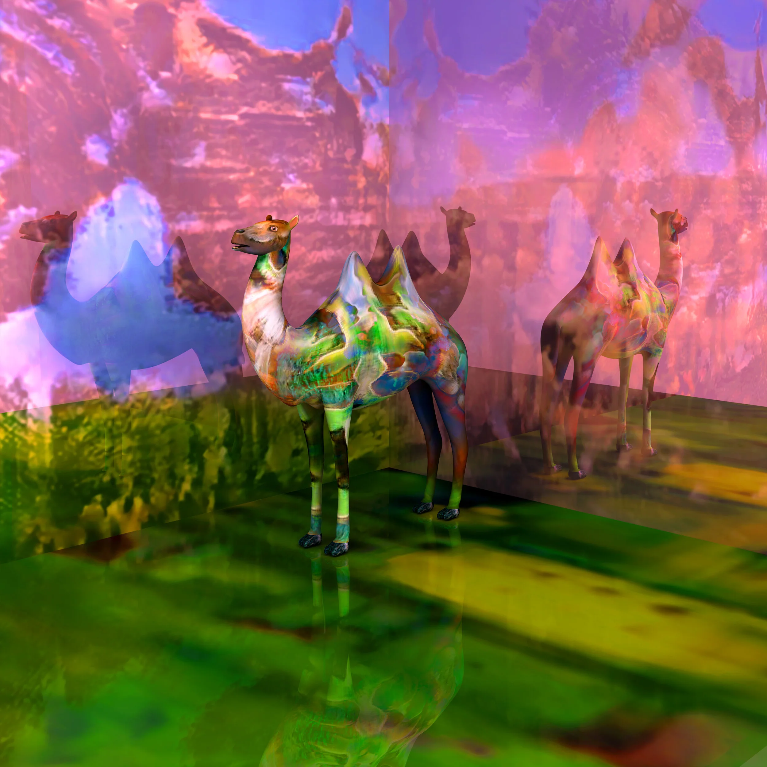 AI Dreamscapes by Carla Gannis Using Playform's No-Code Tools
