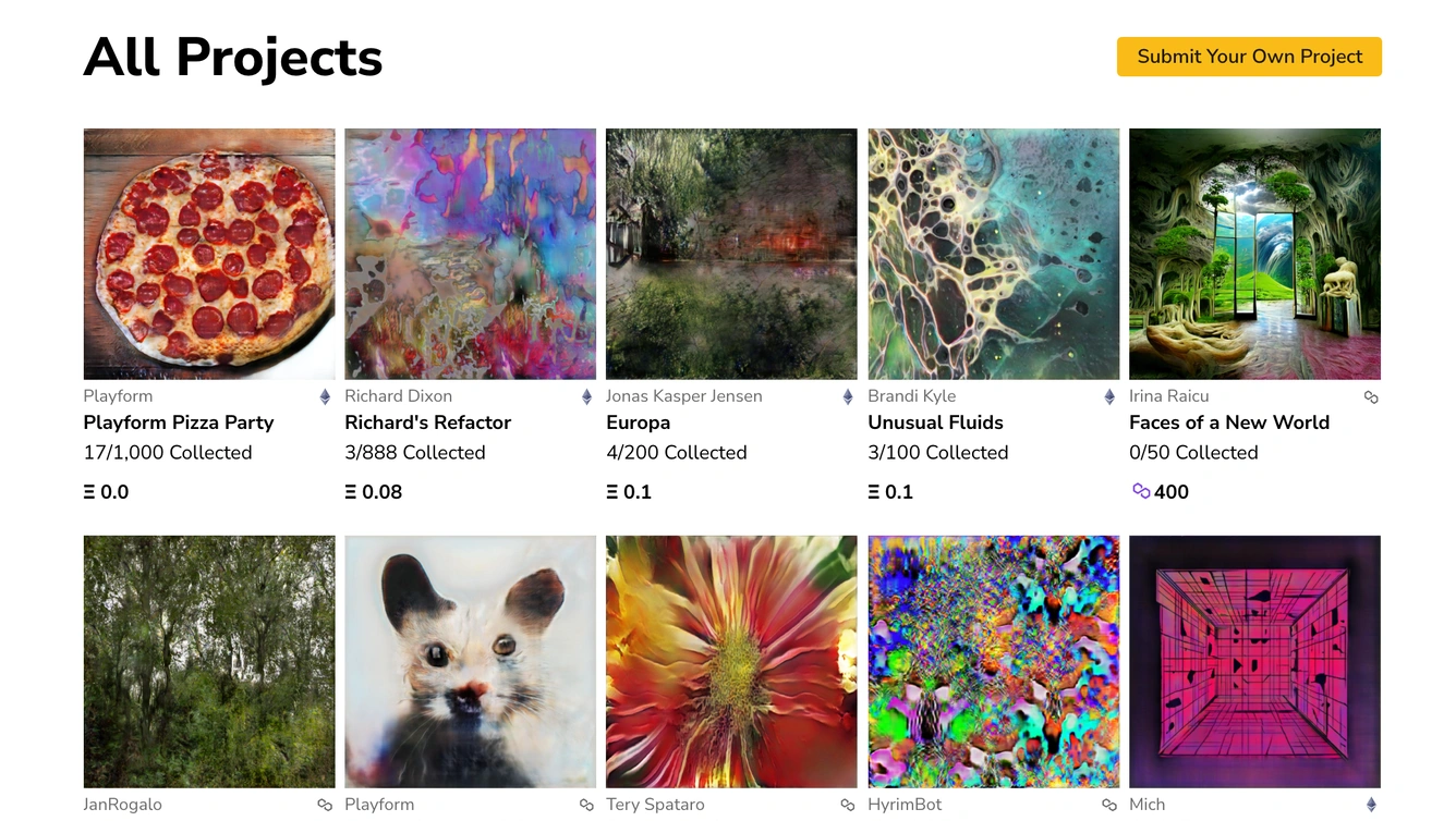 Genesis AI Art NFTs on Blockchain | Playform AI Platform